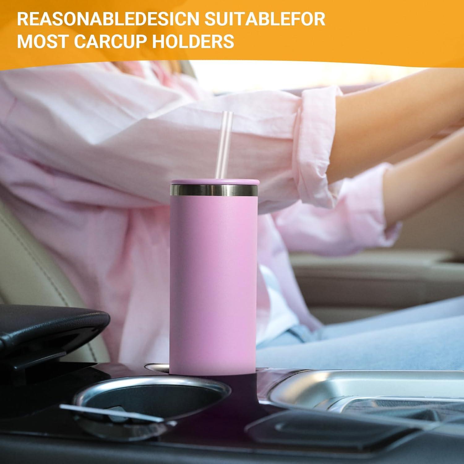 imageTronco 20oz Stainless Steel Vacuum Insulated Tumbler with Straw SpillResistant Lid BPAFree Reusable Coffee Cup for Iced Tea Water Coffee or Smoothie and More Gift for Men and WomenLightGreen