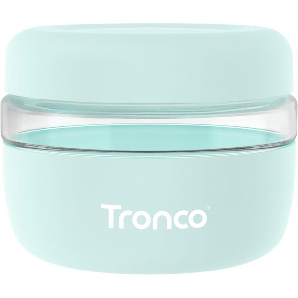 imageTronco 16 oz Glass Food Storage Containers with Lids Airtight Leak ampamp Spill Proof Glass Lunch Bowls for Meal Prep Salad Yogurt Soup ampamp Stew Microwave ampamp Dishwasher Safe BPAFree Set of 2MintGreen