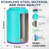 imageTronco 1 Gallon Water Bottle 128 oz Large Stainless Steel Triple Wall Vacuum Insulated Water Jug with Straw Lid and Spout Keep Cold 48 Hrs Top Handle Leak Proof Wide Mouth Sweat Proof BPA FreeNordic Purple 01