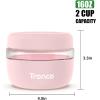 imageTronco 16 oz Glass Food Storage Containers with Lids Airtight Leak ampamp Spill Proof Glass Lunch Bowls for Meal Prep Salad Yogurt Soup ampamp Stew Microwave ampamp Dishwasher Safe BPAFree Set of 2Black