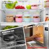 imageTronco 16 oz Glass Food Storage Containers with Lids Airtight Leak ampamp Spill Proof Glass Lunch Bowls for Meal Prep Salad Yogurt Soup ampamp Stew Microwave ampamp Dishwasher Safe BPAFree Set of 2Black