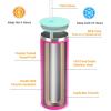 imageTronco 20oz Stainless Steel Vacuum Insulated Tumbler with Straw SpillResistant Lid BPAFree Reusable Coffee Cup for Iced Tea Water Coffee or Smoothie and More Gift for Men and WomenApple Green