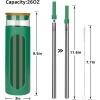 imageTronco 22oz Glass Tumbler with Bamboo Lid and Straw Reusable Iced Coffee Cup for Boba Tea Smoothies ampamp Cold Drinks SpillProof Glass Cup with Silicone Sleeve Dishwasher Safe BPAFree Pack of 1BlackishGreen