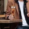 imageTronco 22oz Glass Tumbler with Bamboo Lid and Straw Reusable Iced Coffee Cup for Boba Tea Smoothies ampamp Cold Drinks SpillProof Glass Cup with Silicone Sleeve Dishwasher Safe BPAFree Pack of 1Coffee