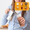 imageTronco 22oz Glass Tumbler with Bamboo Lid and Straw Reusable Iced Coffee Cup for Boba Tea Smoothies ampamp Cold Drinks SpillProof Glass Cup with Silicone Sleeve Dishwasher Safe BPAFree Pack of 1Amber