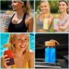imageTronco 24oz Glass Water Bottles with Bamboo Lid ampamp Silicone Sleeve Leak Proof BPA Free Reusable Borosilicate Glass Bottles for Juicing Smoothies Juice ampamp Water for Men ampamp Women Gym Office TravelGreenpink