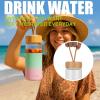 imageTronco 24oz Glass Water Bottles with Bamboo Lid ampamp Silicone Sleeve Leak Proof BPA Free Reusable Borosilicate Glass Bottles for Juicing Smoothies Juice ampamp Water for Men ampamp Women Gym Office TravelGreenpink