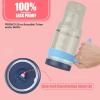 imageTronco 50 oz Tritan Plastic Tumbler with Lid and Straw BPAFree Reusable Clear Water Bottle with Time Marker 100 Leak Proof ampamp Wide Mouth for Iced Coffee Juice Bubble Tea SmoothiesGrayish blue