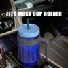 imageTronco 50 oz Tritan Plastic Tumbler with Lid and Straw BPAFree Reusable Clear Water Bottle with Time Marker 100 Leak Proof ampamp Wide Mouth for Iced Coffee Juice Bubble Tea SmoothiesFancy Lilac