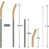 imageTronco Set of 6 Stainless Steel Reusable Metal Straws with Silicone Flex Tips Elbows Cover Metal Drinking Straws for Tronco Tumbler 6 Steel Straws6 Silicone Tips1 Straw Cleaning BrushIridescenceStainless Iridescence