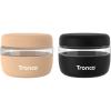 imageTronco 16 oz Glass Food Storage Containers with Lids Airtight Leak ampamp Spill Proof Glass Lunch Bowls for Meal Prep Salad Yogurt Soup ampamp Stew Microwave ampamp Dishwasher Safe BPAFree Set of 2AmberBlack