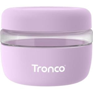 imageTronco 16 oz Glass Food Storage Containers with Lids Airtight Leak ampamp Spill Proof Glass Lunch Bowls for Meal Prep Salad Yogurt Soup ampamp Stew Microwave ampamp Dishwasher Safe BPAFree Set of 2Lilac