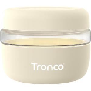 imageTronco 24 oz Glass Lunch Bowl Container with Lid Glass Food Containers Leak ampamp Spill Proof Soup ampamp Stew Food Storage Salad Yogurt Meal Prep Airtight Reusable Dishwasher Safe BPAFree Set of 1Cream