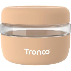 imageTronco 24 oz Glass Lunch Bowl Container with Lid Glass Food Containers Leak ampamp Spill Proof Soup ampamp Stew Food Storage Salad Yogurt Meal Prep Airtight Reusable Dishwasher Safe BPAFree Set of 1Khaki